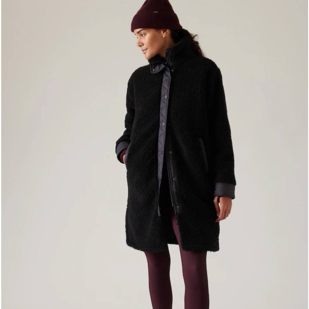 Athleta Cozy Hybrid Coat NWT